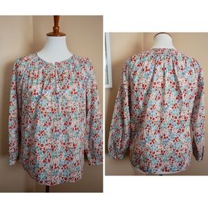 J Crew Liberty Fabric blouse